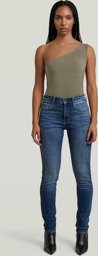 G-Star RAW 3301 Skinny Jeans Midden blauw Dames - Foto 18