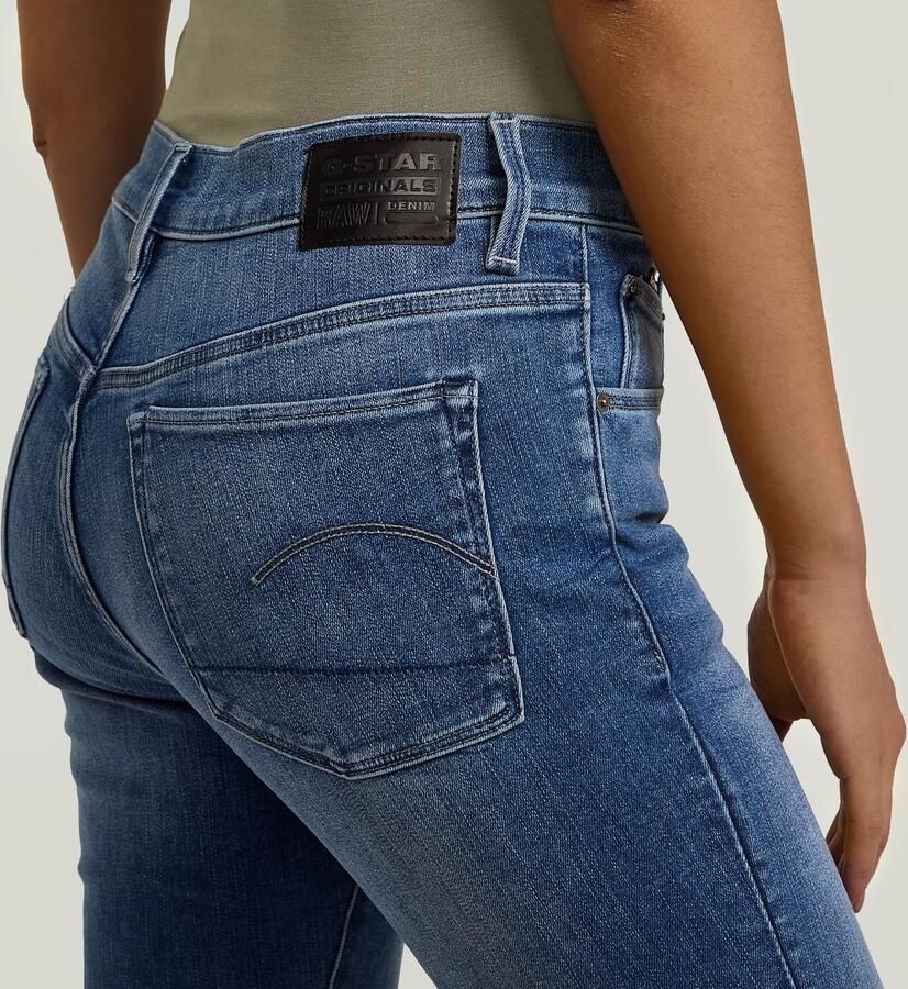 G-Star RAW 3301 Skinny Jeans Midden blauw Dames - Foto 15