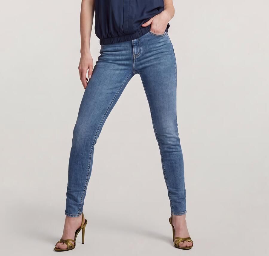 G-Star RAW 3301 Skinny Jeans Midden blauw Dames - Foto 9