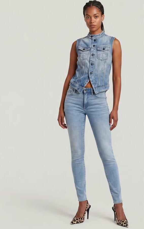 G-Star Raw skinny fit jeans in 5-pocketmodel model '3301' - Foto 19