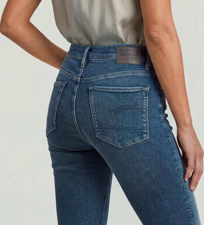 G-Star RAW 3301 Skinny Jeans Midden blauw Dames - Foto 5