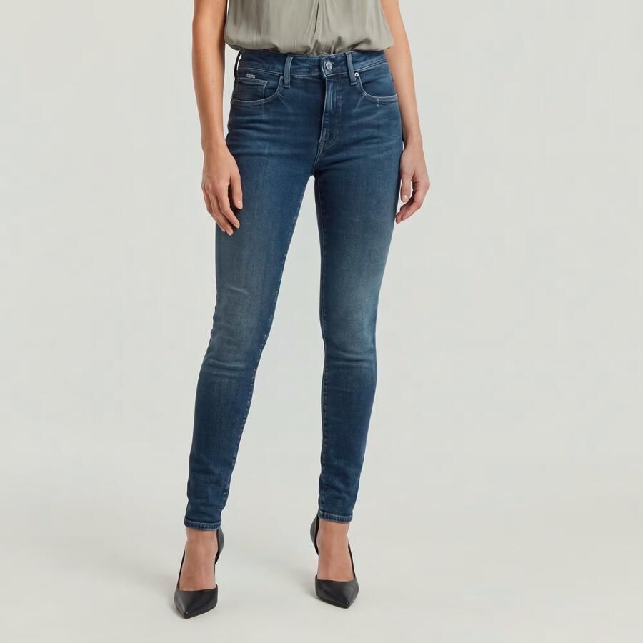 G-Star RAW 3301 Skinny Jeans Midden blauw Dames - Foto 3