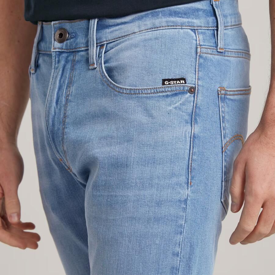 G-Star RAW 3301 Skinny Jeans Midden blauw Heren - Foto 3