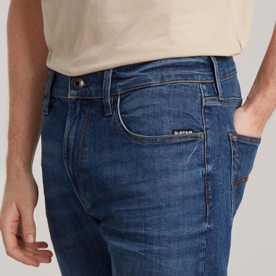G-Star RAW 3301 Skinny Jeans Midden blauw Heren - Foto 3