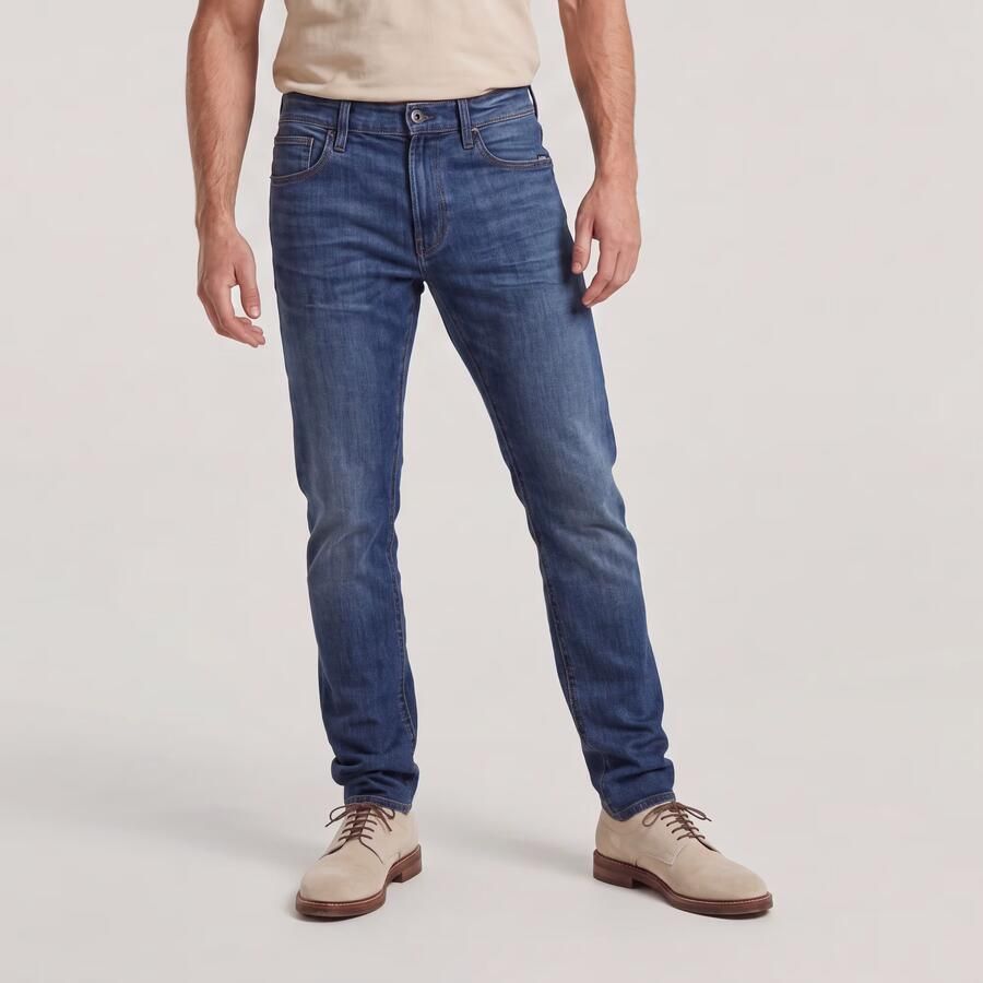 G-Star RAW 3301 Skinny Jeans Midden blauw Heren - Foto 4