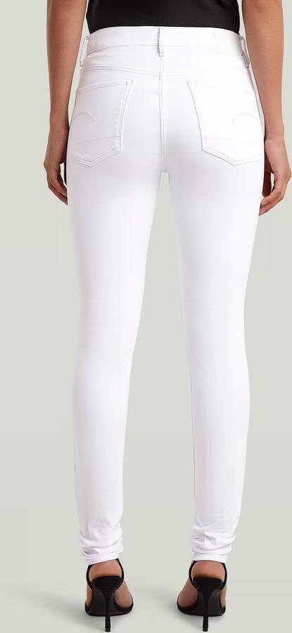 G-Star RAW 3301 high waist skinny jeans paper white gd - Foto 5