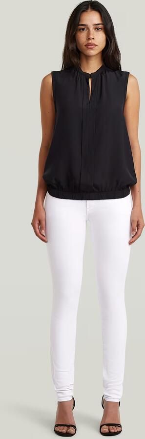 G-Star RAW 3301 high waist skinny jeans paper white gd - Foto 13