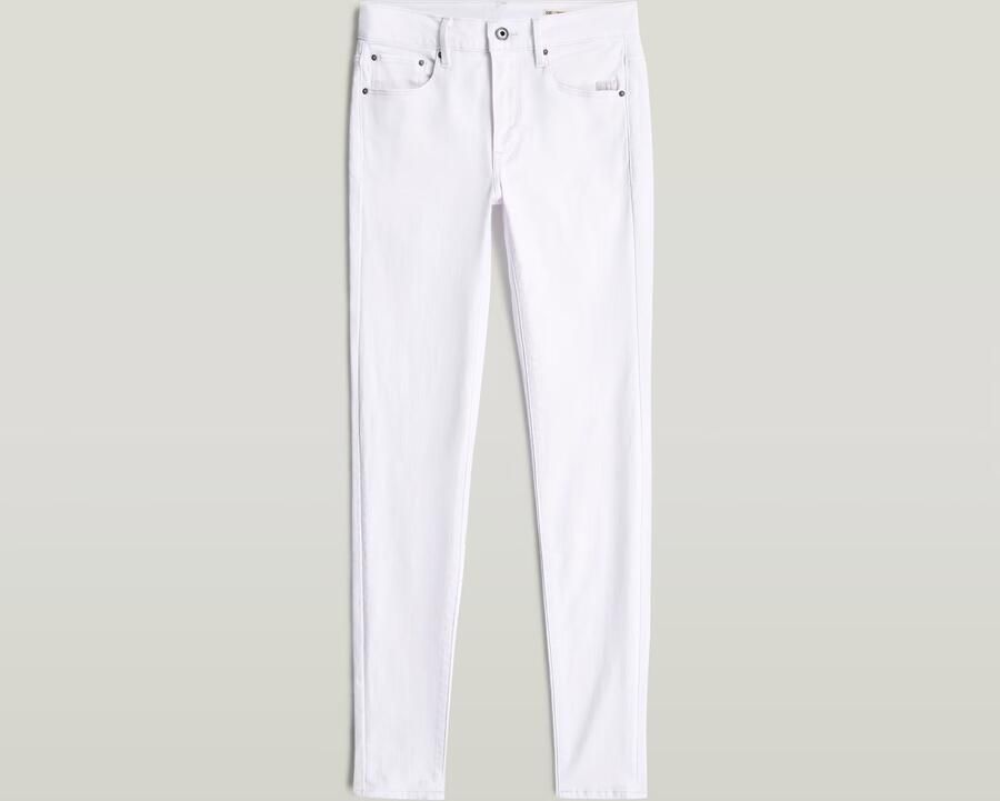 G-Star RAW 3301 high waist skinny jeans paper white gd - Foto 8