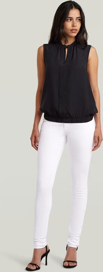 G-Star RAW 3301 high waist skinny jeans paper white gd - Foto 12