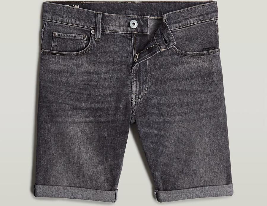 G-Star RAW 3301 Slim Denim Short Grijs Heren - Foto 7