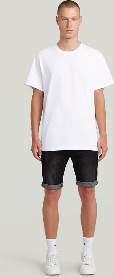 G-Star RAW 3301 slim fit jeans short medium aged grey - Foto 13