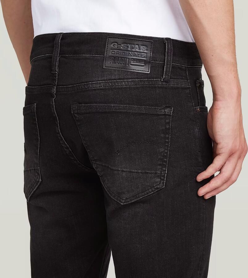 G-Star RAW 3301 slim fit jeans short medium aged grey - Foto 5
