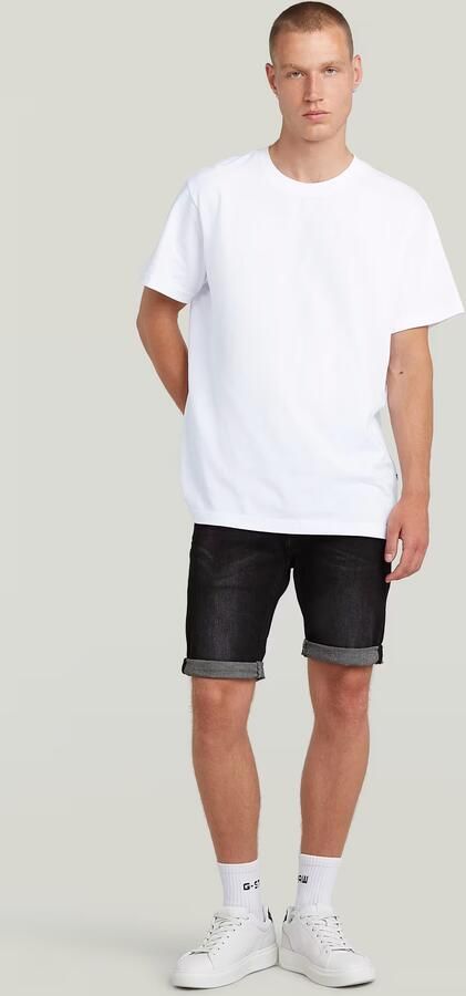 G-Star RAW 3301 slim fit jeans short medium aged grey - Foto 9