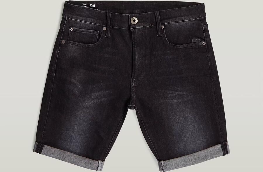 G-Star RAW 3301 slim fit jeans short medium aged grey - Foto 8