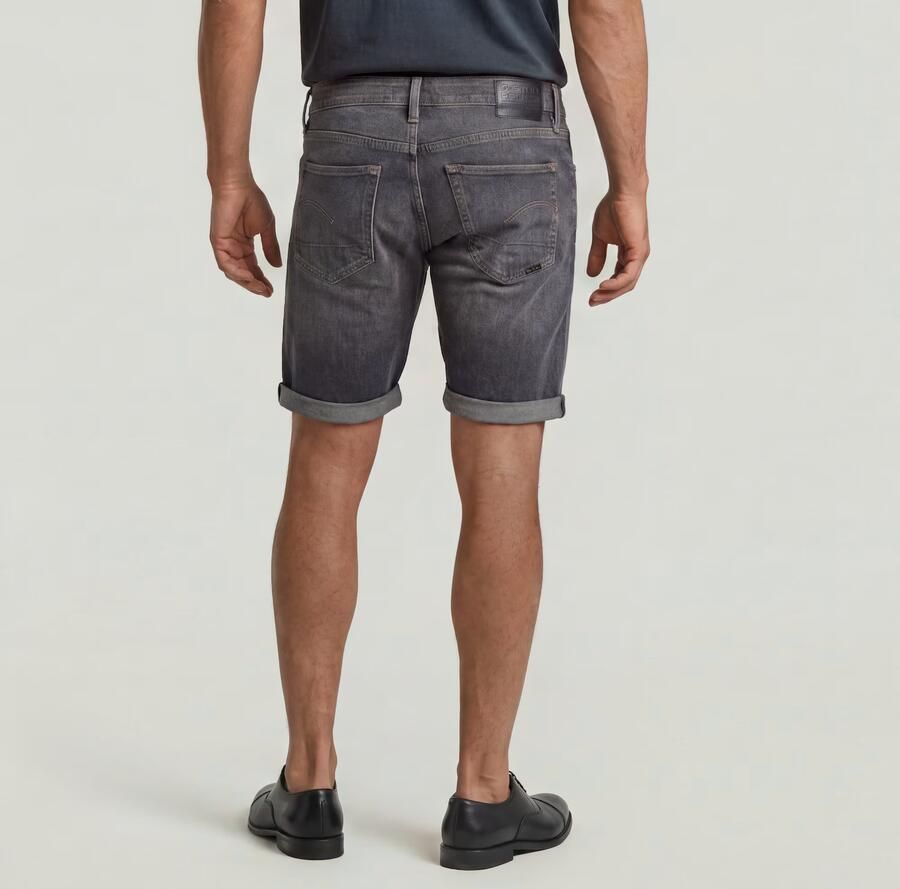 G-Star RAW 3301 Slim Denim Short Grijs Heren - Foto 3