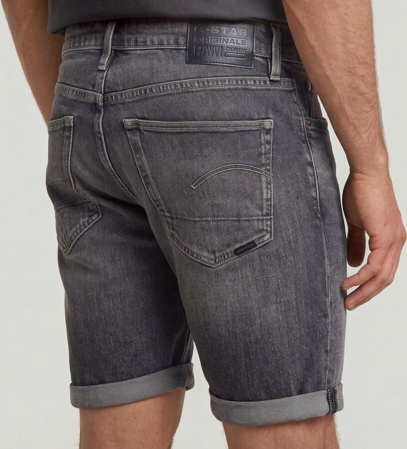 G-Star RAW 3301 Slim Denim Short Grijs Heren - Foto 5