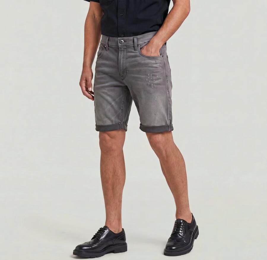 G-Star Raw Korte Broek D10481-6132 -3301 DLIM SHORT-1243 BLACK - Foto 11
