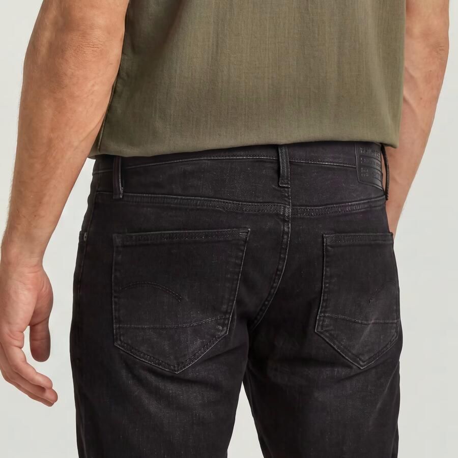 G-Star RAW 3301 slim fit jeans short medium aged grey - Foto 9
