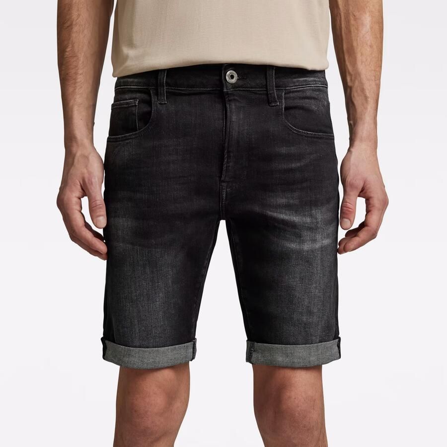 G-Star RAW 3301 slim fit jeans short medium aged grey - Foto 8