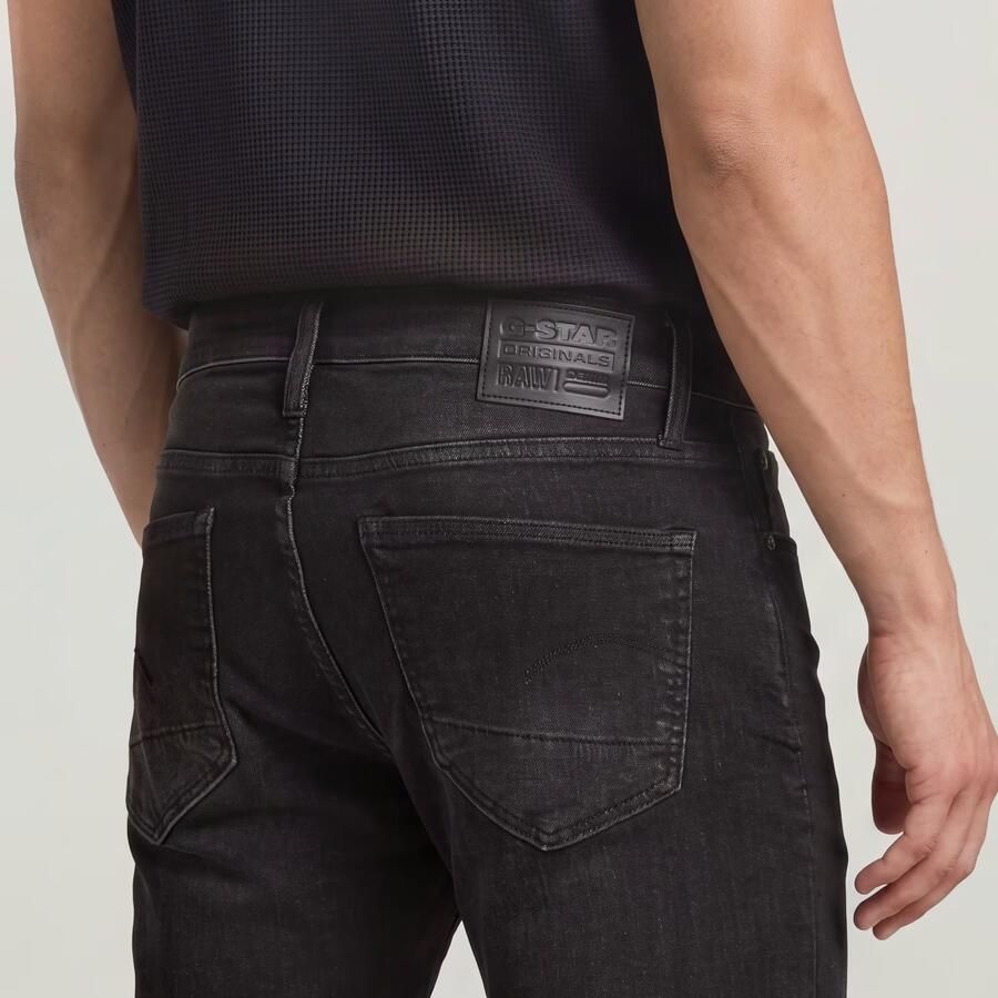 G-Star RAW 3301 slim fit jeans short medium aged grey - Foto 5