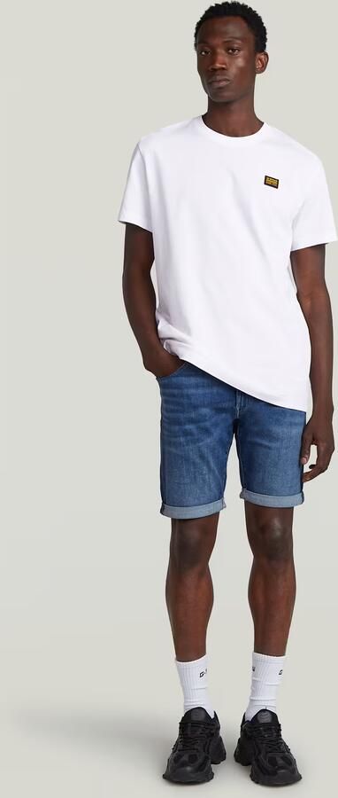 G-Star RAW 3301 Slim Denim Short Midden blauw Heren - Foto 15