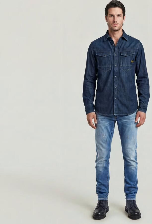 G-Star RAW Slim fit jeans 3301 Slim met mooie wassing en elastaan - Foto 12