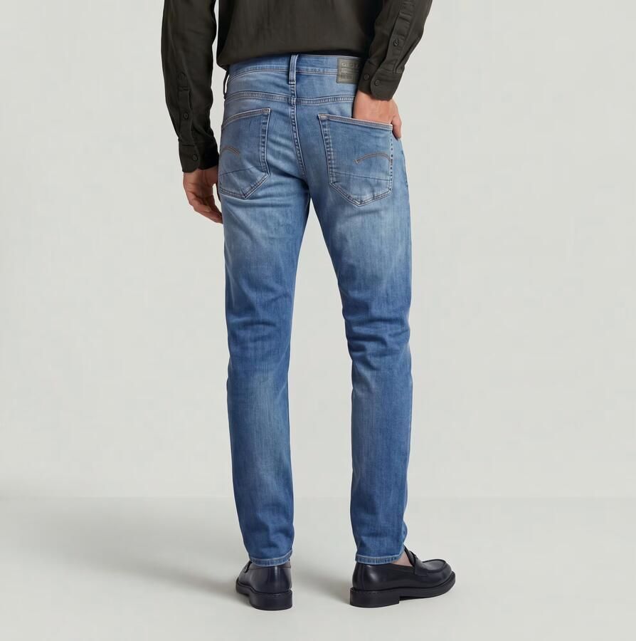G-Star RAW Slim fit jeans 3301 Slim met mooie wassing en elastaan - Foto 3