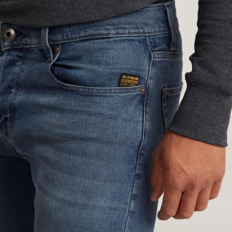 G-Star RAW 3301 Slim Jeans Donkerblauw Heren
