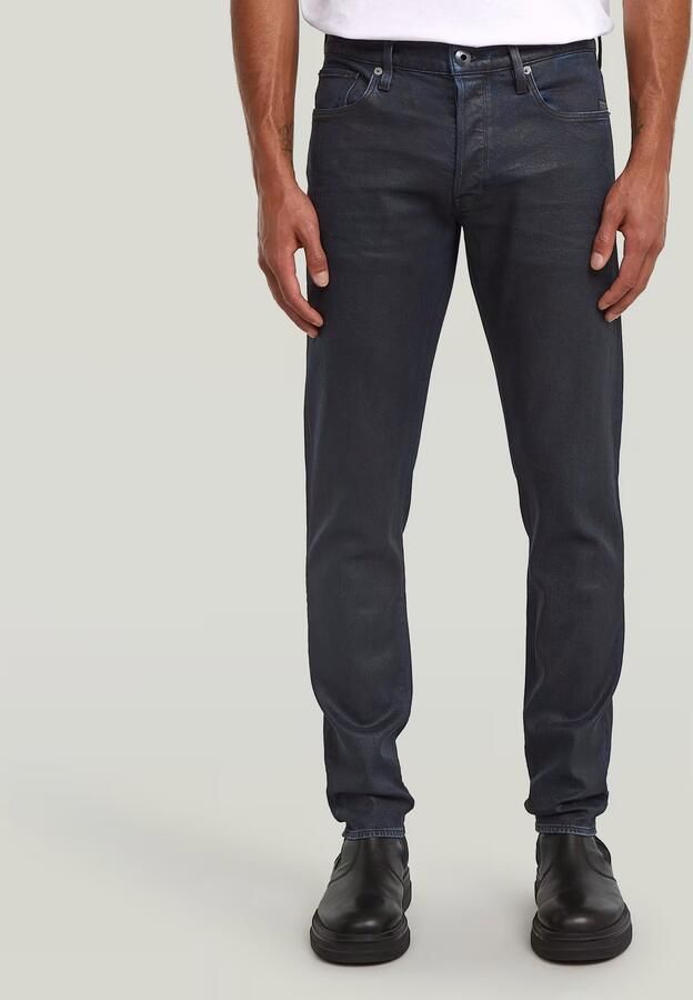 G-Star RAW 3301 Slim Jeans Donkerblauw Heren