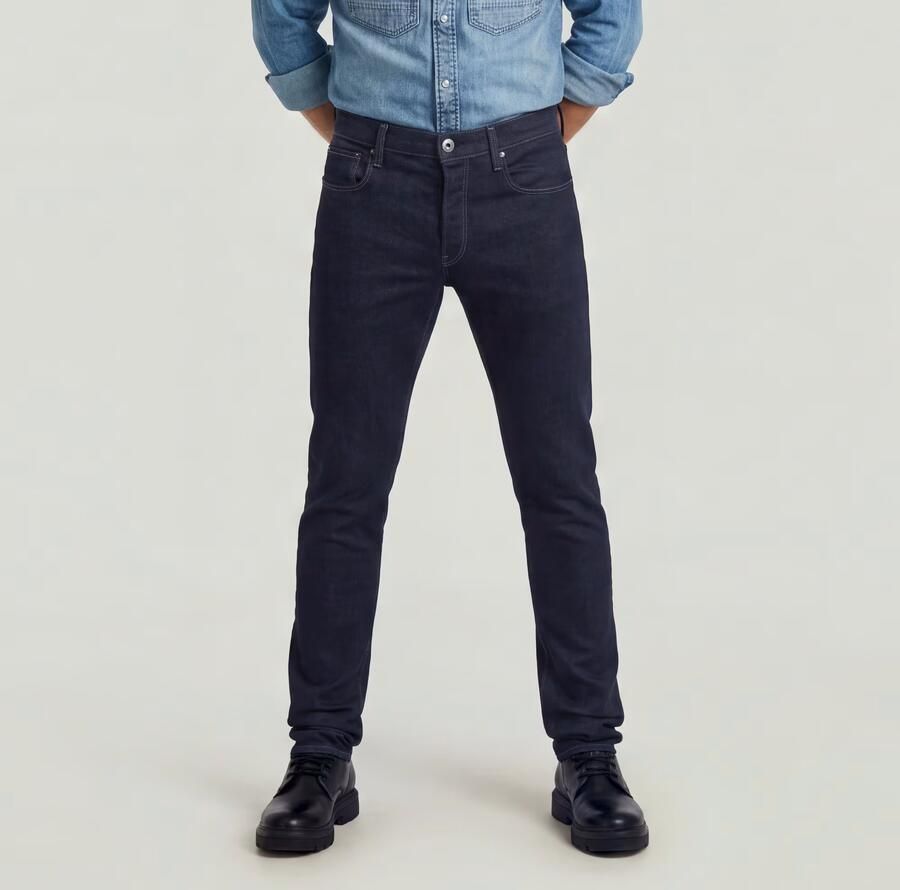 G-Star RAW 3301 Slim Jeans Donkerblauw Heren - Foto 6