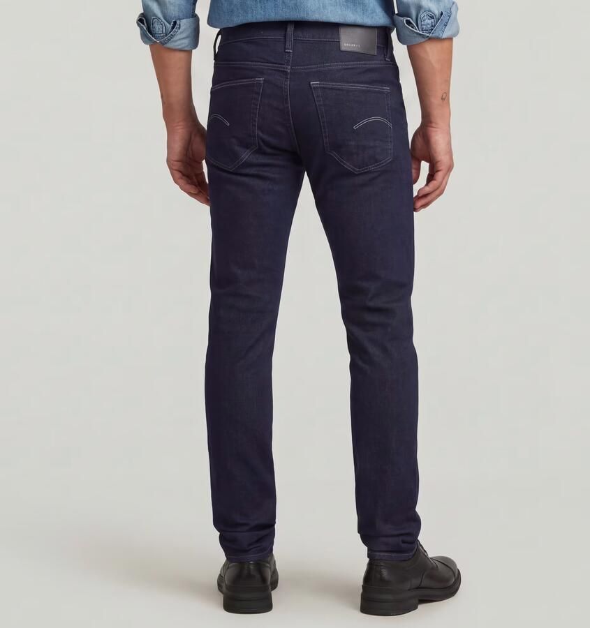G-Star RAW 3301 Slim Jeans Donkerblauw Heren - Foto 8