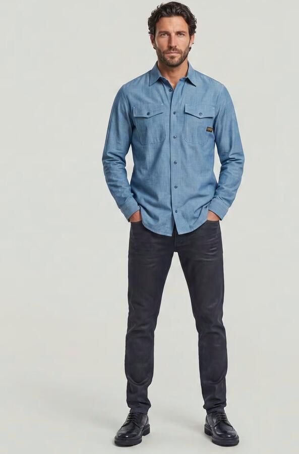 G-Star RAW 3301 Slim Jeans Donkerblauw Heren - Foto 6