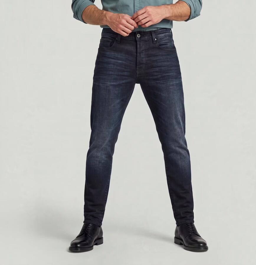 G-Star RAW 3301 Slim Jeans Donkerblauw Heren - Foto 4