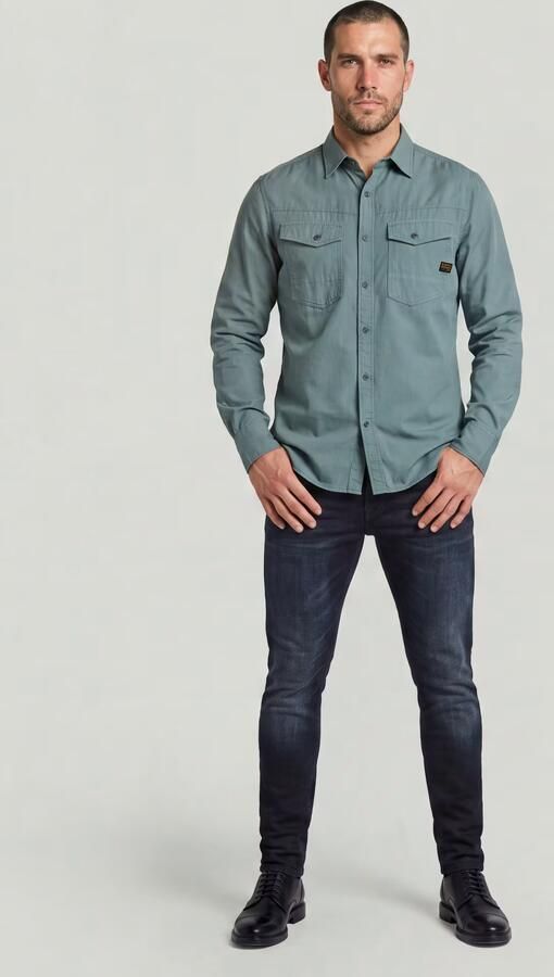 G-Star RAW 3301 Slim Jeans Donkerblauw Heren - Foto 6