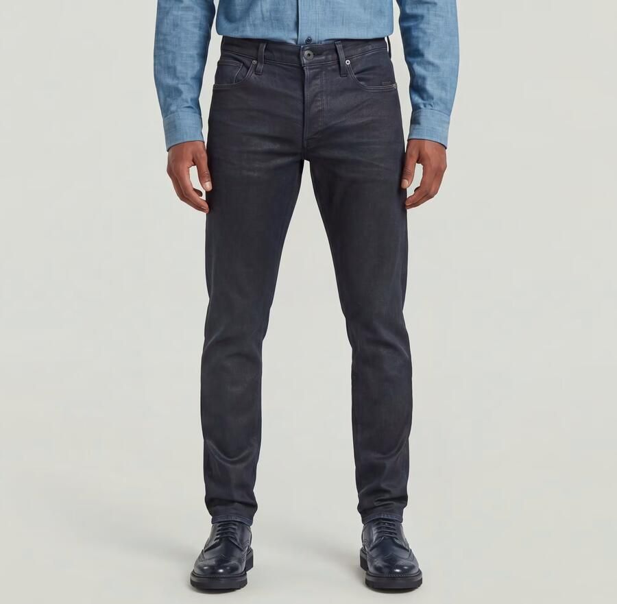 G-Star RAW 3301 Slim Jeans Donkerblauw Heren - Foto 3