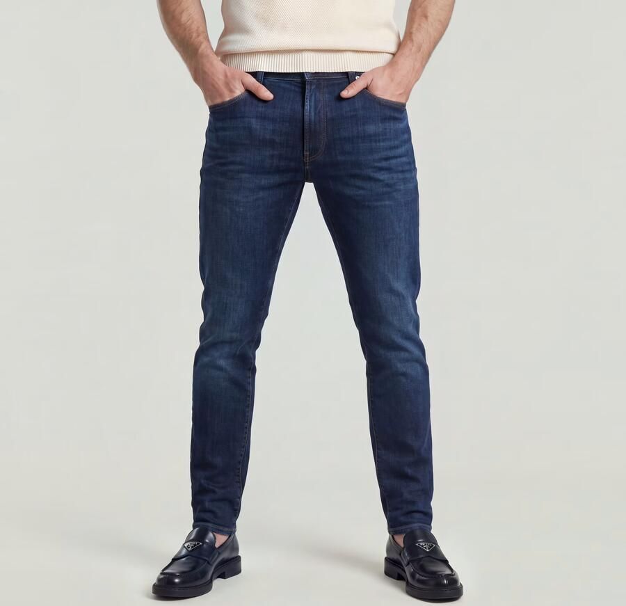 G-Star RAW 3301 Slim Jeans Donkerblauw Heren - Foto 4