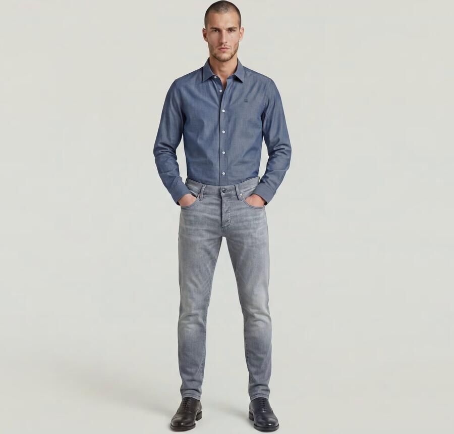 G-Star RAW Slim fit jeans 3301 Slim met mooie wassing en elastaan - Foto 5