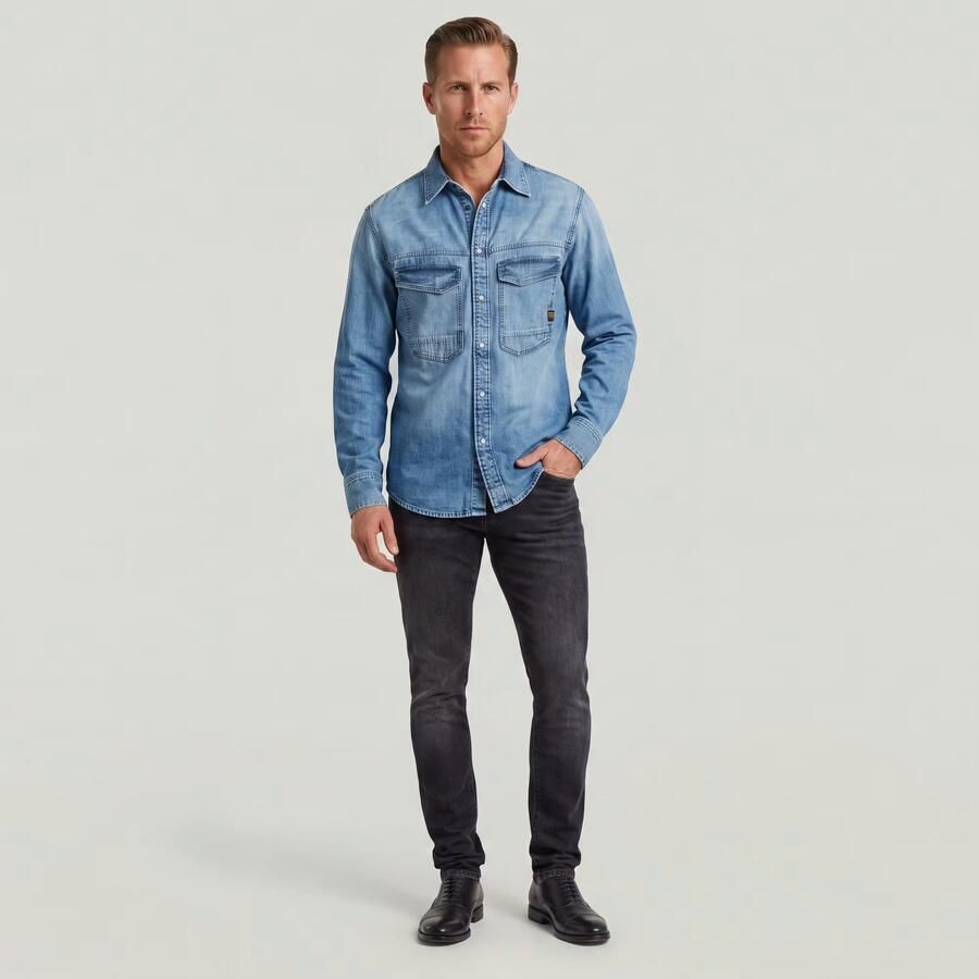 G-Star RAW 3301 Slim Jeans Grijs Heren - Foto 3