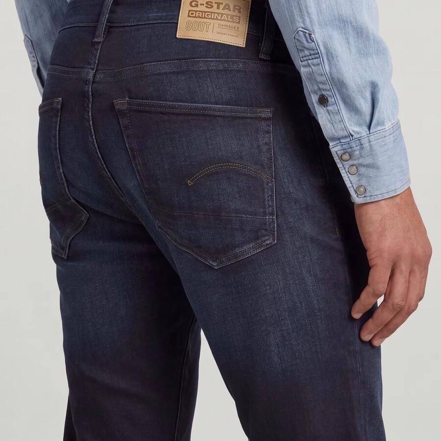 G-Star RAW 3301 Slim Jeans II Donkerblauw Heren - Foto 5