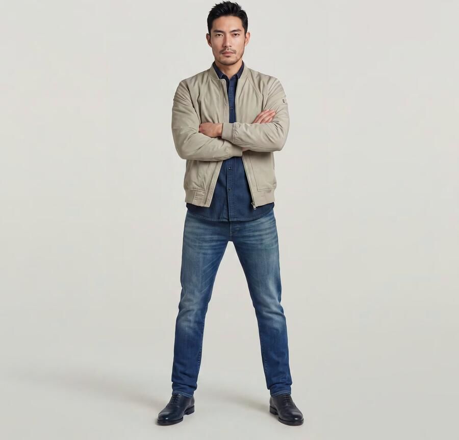 G-Star RAW 3301 Slim Jeans II Midden blauw Heren - Foto 4