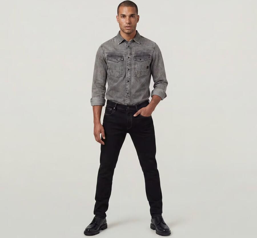 G-Star RAW 3301 Slim Jeans II Zwart Heren - Foto 4
