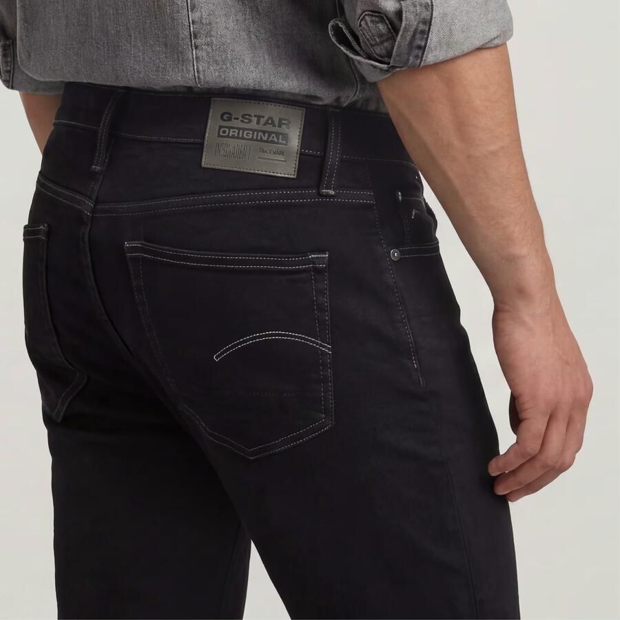 G-Star RAW 3301 Slim Jeans II Zwart Heren - Foto 3