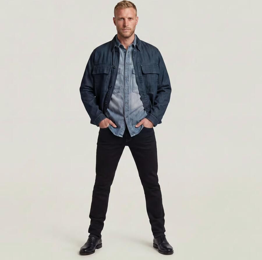 G-Star RAW 3301 Slim Jeans II Zwart Heren - Foto 4
