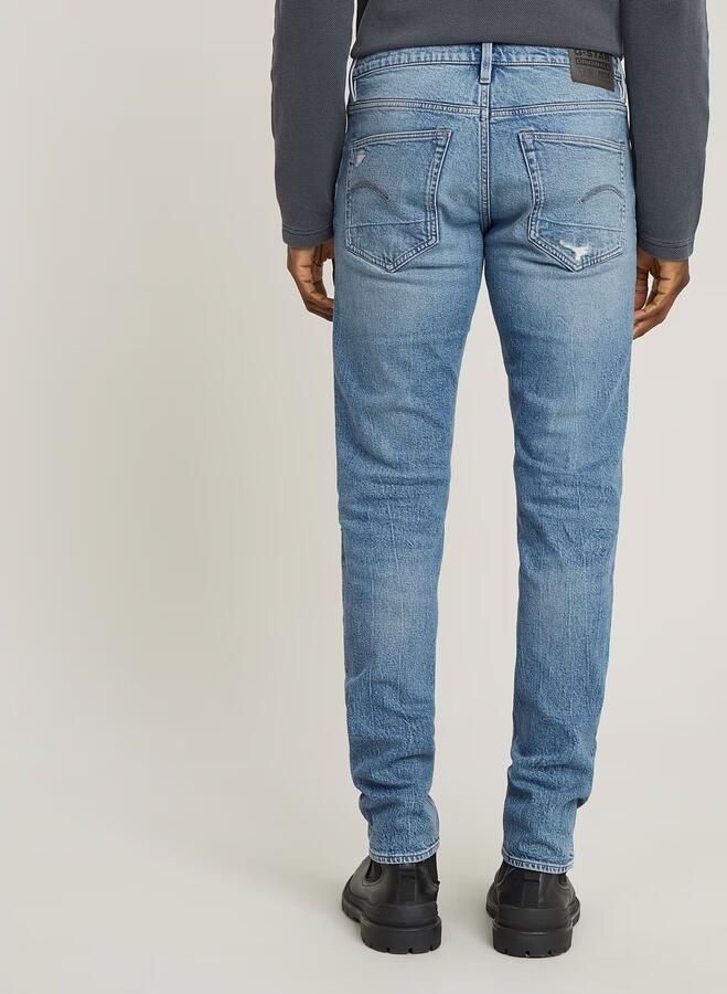 G-Star RAW 3301 Slim Jeans Midden blauw Heren - Foto 6