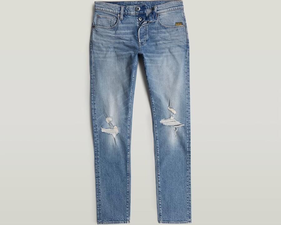 G-Star RAW 3301 Slim Jeans Midden blauw Heren - Foto 5
