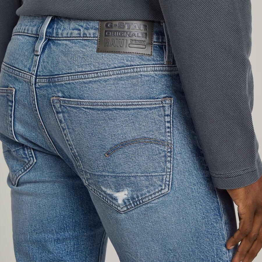 G-Star RAW 3301 Slim Jeans Midden blauw Heren - Foto 3