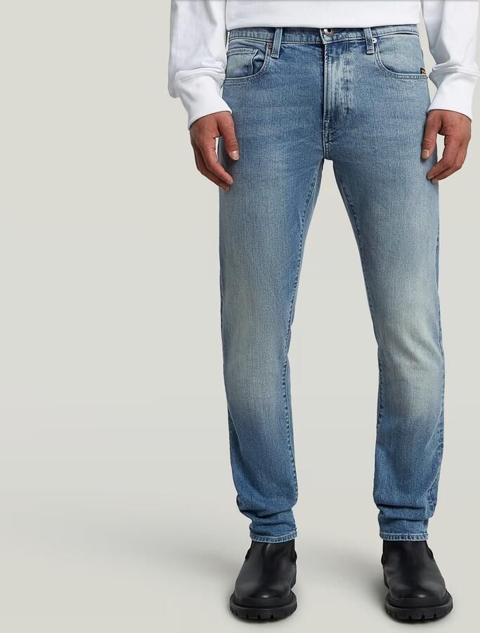 G-Star RAW 3301 Slim Jeans Midden blauw Heren - Foto 7