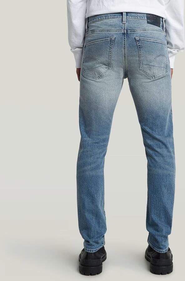 G-Star RAW 3301 Slim Jeans Midden blauw Heren - Foto 4