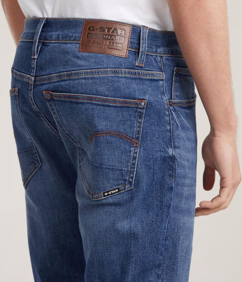 G-Star RAW 3301 Slim Jeans Midden blauw Heren - Foto 5