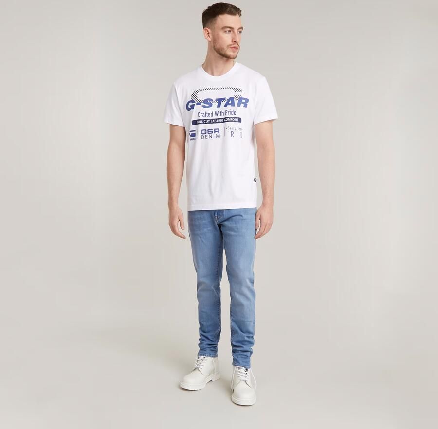 G-Star RAW 3301 Slim Jeans Midden blauw Heren - Foto 5